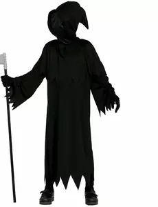 Maskeraddräkt mörkrets lieman för barn Halloween, Storlek: 5-6 år (110-115 cm)