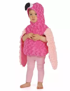 Flamingo-maskeraddräkt barn, Storlek: 18-24 månader (86-92 cm)
