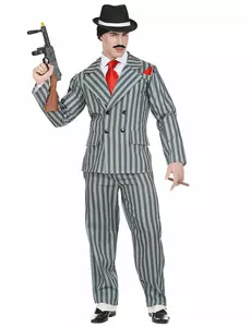 Maskeraddräkt New York-gangster herr, Storlek: Small