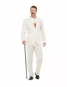 Maskeraddräkt 1920-talsgentleman herr, Storlek: XL