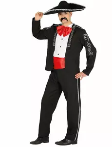Maskeraddräkt mexikansk gentleman herr, Storlek: Medium (38-40)