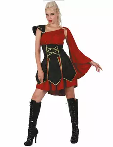 Gladiatormaskeraddräkt dam, Storlek: Small