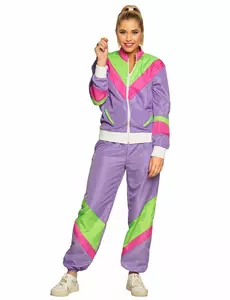 Retro joggingmaskeraddräkt för damer, Storlek: Small