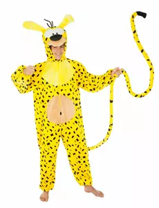 Marsupilami™ maskeraddräkt vuxen, Storlek: Small/Medium (164 cm)