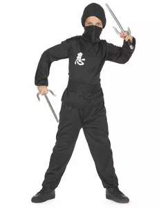 Ninja-kommandodräkt för pojke, Storlek: 4-6 år (110-120 cm)