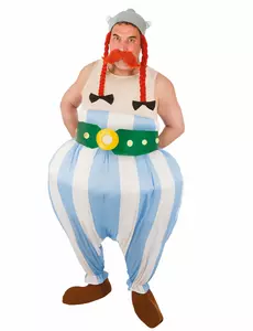 Obélix™ maskeraddräkt vuxen – Astérix et Obélix™, Storlek: Large