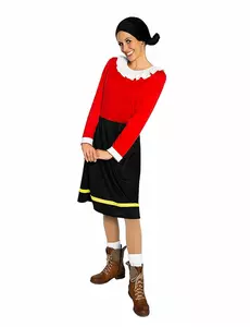Olive™-maskeraddräkt vuxen, Storlek: Small