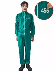 Maskeraddräkt spel­deltagare med anpassningsbart nummer vuxen, Storlek: Small/Medium (160-175cm)