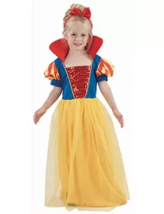 Prinsessmaskeraddräkt med diadem flicka