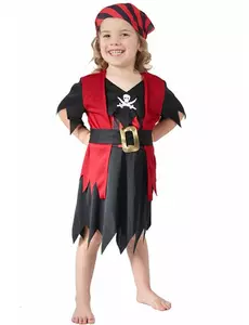 Piratsjörövarmaskeraddräkt flicka