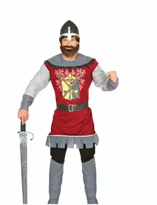 Maskeraddräkt prinsriddare för vuxen, Storlek: Medium (48-50)