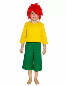 Pumuckl™-maskeraddräkt barn, Storlek: 3-4 år (98-104 cm)