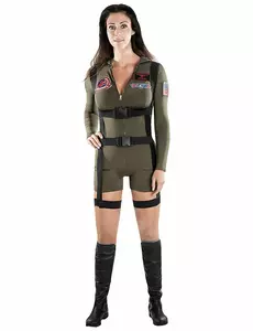 Top Gun-maskeraddräkt vuxen, Storlek: X-Small