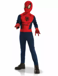 Klassiskt Spiderman™-set med handskar pojke, Storlek: 3-4 år (90 till 104 cm)