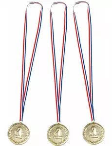3 medaljer nummer 1