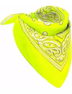 Neongul bandana vuxen