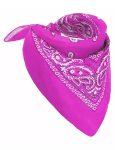 Neonrosa bandana vuxen