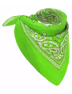 Neongrönt bandana vuxen