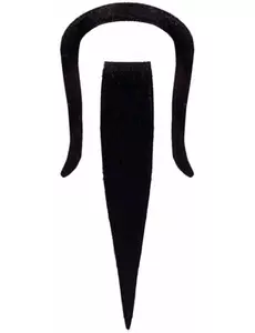 Självhäftande skägg och mustasch