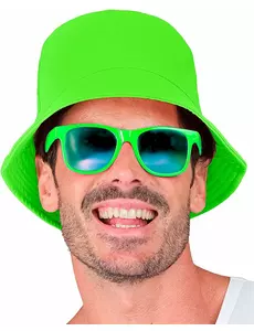 Neongrön bucket hat vuxen