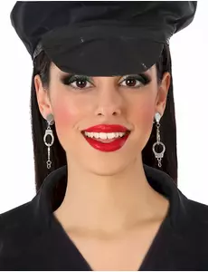 Polis-handklovörhängen med clips vuxen