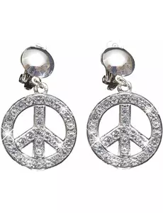 Peace and love-örhängen vuxen