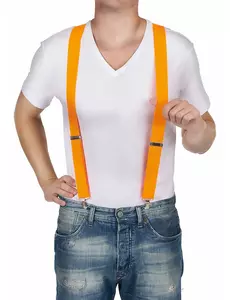 Neonorange hängslen vuxen