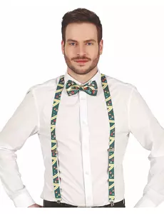 Gröna julhängslen vuxen