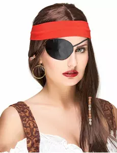 Svart piratögonlapp vuxen