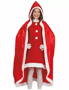 Lång cape som tomtemor för barn