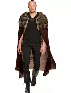 Lyxig vikingahövdingkappa vuxen 150 cm