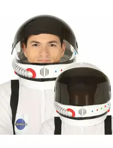 Astronauthjälm med avtagbart visir vuxen
