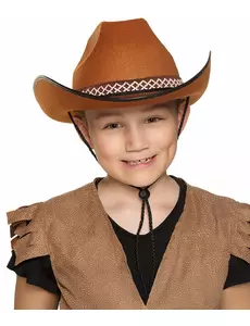 Brun cowboyhatt barn