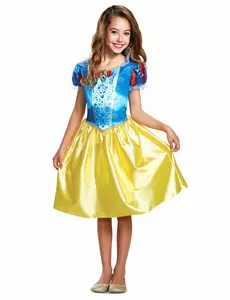 Klassisk Snövit™-maskeraddräkt barn, Storlek: 7-8 år (124 - 136 cm)