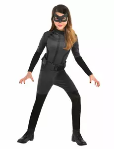 Catwoman™-maskeraddräkt för flickor, Storlek: 4-6 år(110 cm)