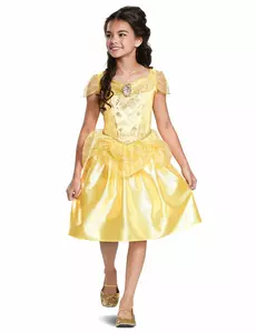 Klassisk maskeraddräkt Belle™ flicka, Storlek: 7-8 år (124 - 136 cm)