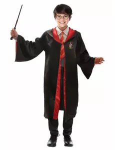 Lyxig Harry Potter™-maskeraddräkt och tillbehör barn, Storlek: 5-7 år