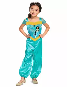 Enkel Jasmine™-maskeraddräkt barn, Storlek: 7-8 år (124 - 136 cm)