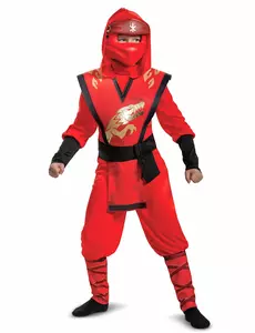LEGACY deluxe Kai Ninjago®- LEGO™-maskeraddräkt barn, Storlek: 10–12 år(137–149 cm)