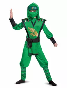 LEGACY deluxe Lloyd Ninjago®- LEGO™-maskeraddräkt barn, Storlek: 10-12 år (137 - 149 cm)