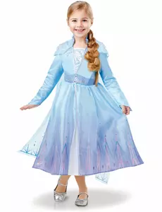 Lyxmaskeraddräkt Elsa Frost 2™ barn, Storlek: 5-6 år (110-116 cm)
