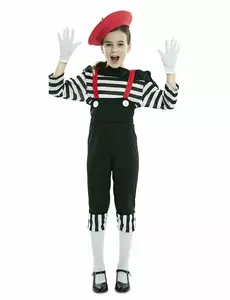 Maskeraddräkt mimbyxor flicka, Storlek: 3-4 år (92-104 cm)