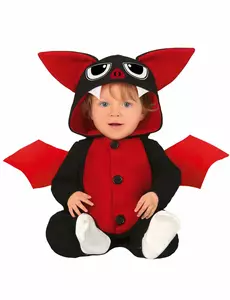 Maskeraddräkt liten fladdermus baby, Storlek: 12-18 månader (82 - 88 cm)