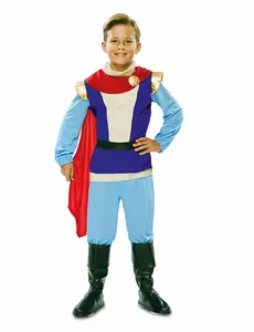 Maskeraddräkt prins charmig barn, Storlek: 3-4 år (92-104 cm)