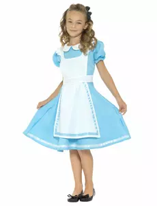 Prinsessan från underlandets maskeraddräkt flicka, Storlek: 4-6 år (115/128 cm)