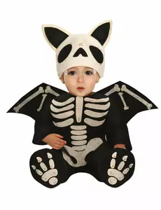 Skelettfladdermus-maskeraddräkt baby, Storlek: 12-18 månader (82 - 88 cm)