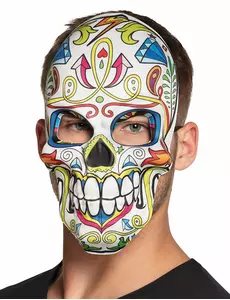 Vit dia de los muertos-mask