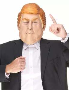 Humoristisk latexmask Donald vuxen