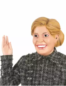 Humoristisk latexmask Reine Maxima vuxen