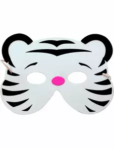 Vit tigermask barn